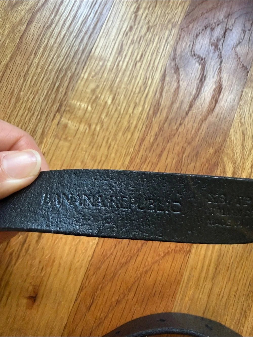 Banana Republic XS black leather belt